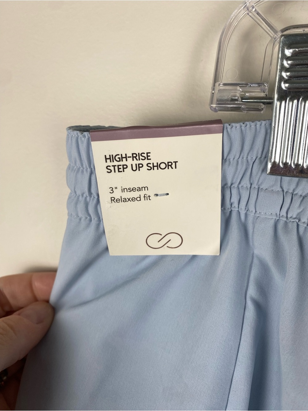 NWT Calia High Rise Step Up Shorts - Pale Blue XXL - Picture 3 of 4
